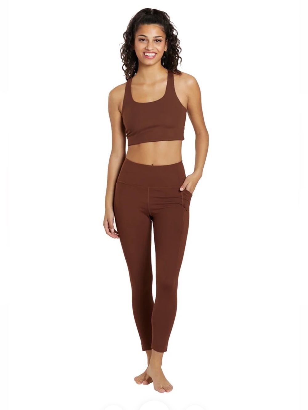 Girlfriend Collective - 7/8 Legging & Paloma Bra - Size - LILAC